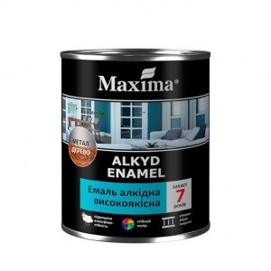 MAXIMA Фарба високоякісна темно-сіра 0,7кг