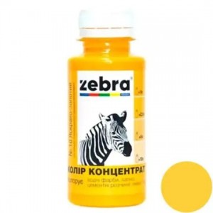 Пігментний концетнтрат №10 Яскраво-золотий 100мл ZEBRA