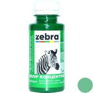 Пігментний концетнтрат №27 Весняна зелень 100мл ZEBRA