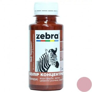 Пігментний концетнтрат №8 Терракот 100мл ZEBRA