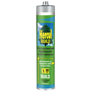 HERCUL Герметик поліуретановий, білий 280мл  BUILD
