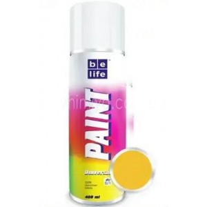 Фарба аерозольна №41 Жовта 400мл BeLife