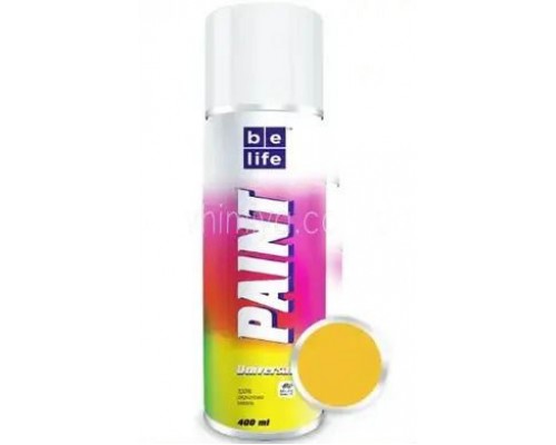 Фарба аерозольна №41 Жовта 400мл BeLife
