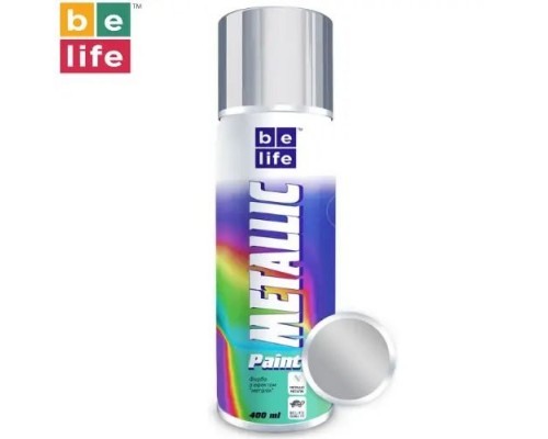Фарба аерозольна №36 Сірий металік 400мл BeLife