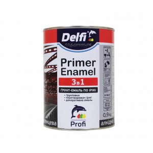 DELFI Грунтовка по іржі ПФ-010М 0,9 кг темно-коричнева