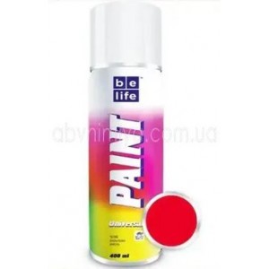 Фарба аерозольна №6 Червона 400мл BeLife