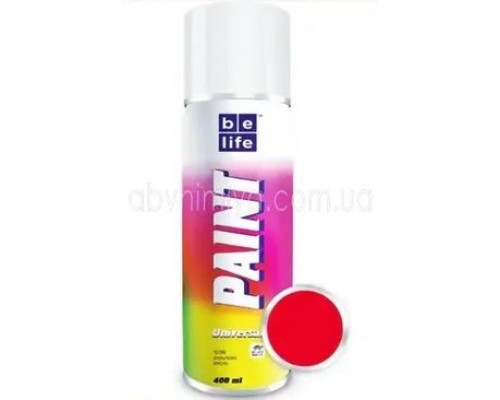 Фарба аерозольна №6 Червона 400мл BeLife