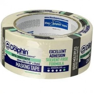 Скотч малярний 19мм 50м Dolphin (МТ-6273)