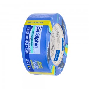 Скотч малярний 38мм 50м BLUE (14 днів) Dolphin