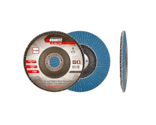 Диск пелюстковий №100 125мм ZIRCONIA ALUMINA