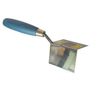 Мастерок штукатурний, нерж.для зовн кутів 80х60х60мм СТАЛЬ
