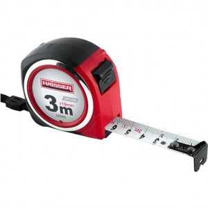 Рулетка вимірювальна автостоп магніт Haisser 3 м х 19 мм