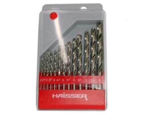 Набір сверел по металу (2-8мм)  HAISSER