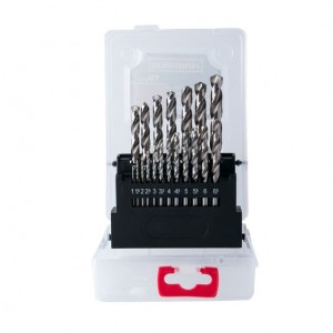 Набір сверел по металу (1-10мм) -19шт HAISSER