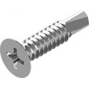 Гвинт 3,9х40 цб потай, свердло ПВХ (1000шт.)