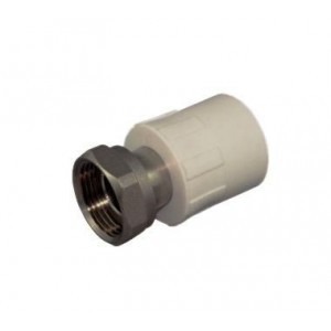 Муфта пластикова з МВ та НГ 20-1/2" ППР FIRAT