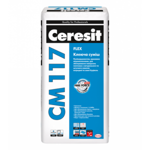 Клеюча суміш для плитки еластична СМ117 Flex Церезіт (Ceresit)