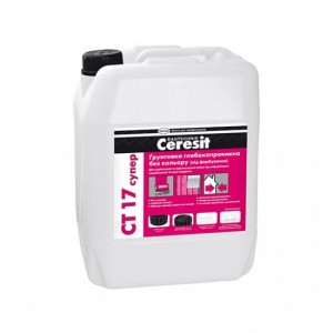Грунтівка глибокопроникна Церезіт (Ceresit) СТ 17 Супер, 10л