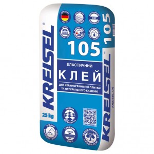 Клей для плитки еластична  105 KREISEL, 25 кг