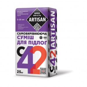 Самовирівнююча суміш (10-50мм) С-42 25кг АРТІСАН