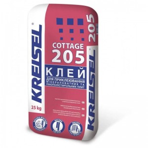 Клей для приклеювання ППС та МВ плит Крайзель (Kreisel) 205, 25кг