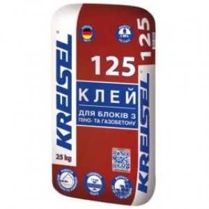 Клей для газоблоку 125 KREISEL, 25 кг